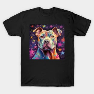 Staffy Painting T-Shirt